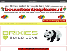 Tablet Screenshot of bouwsteentjesplezier.nl